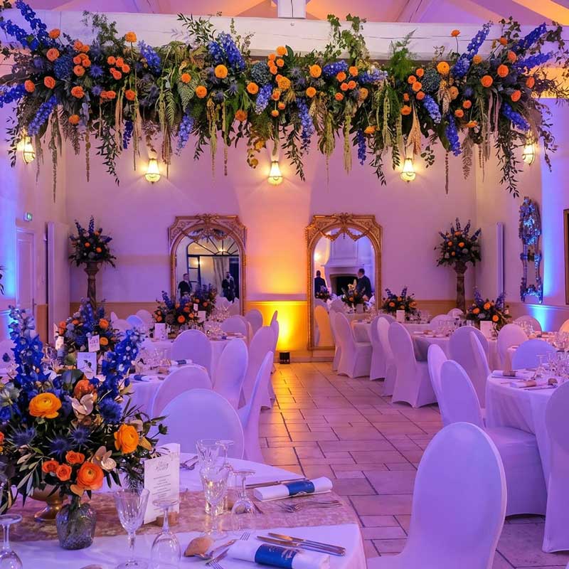 Salle de mariage décorée - Agence évènementielle El-fy