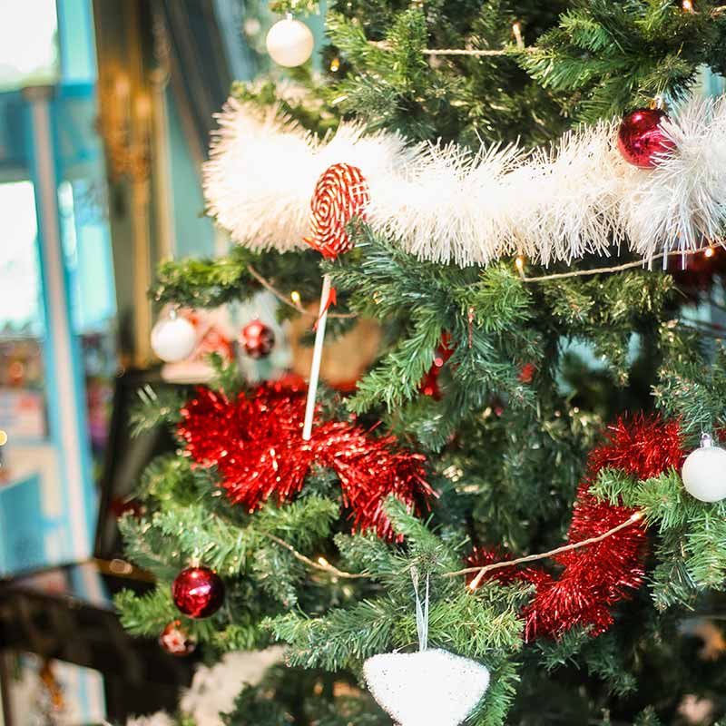 Décoration d'arbre de noel pour professionnel