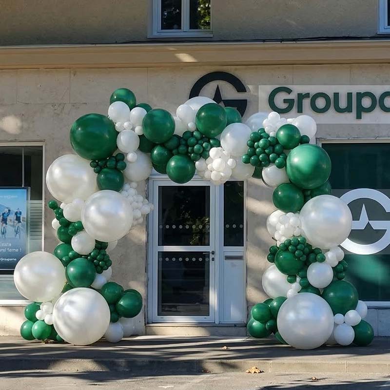 Décoration en forme d'arche en ballon gonflables